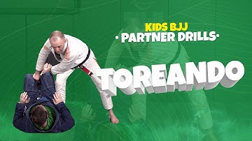 Toreando Pass - Partner BJJ Drills for Kids