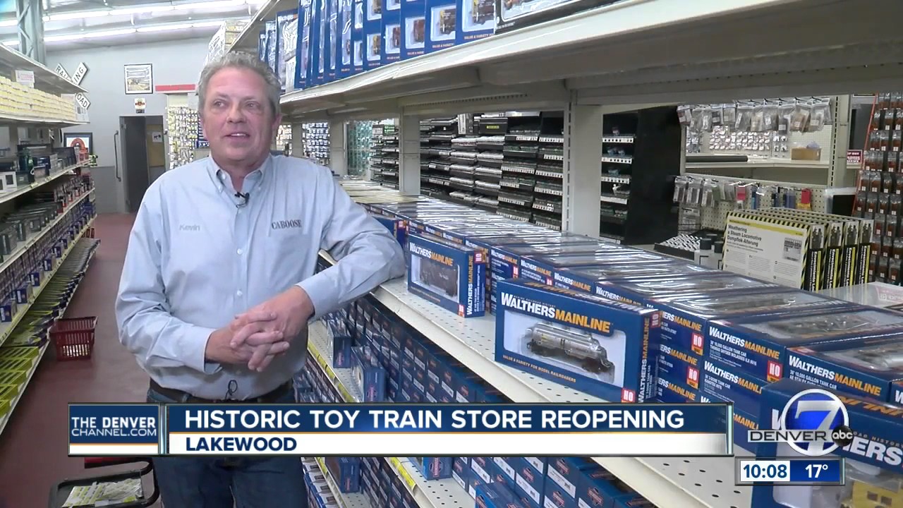 Historic toy train store reopening - YouTube