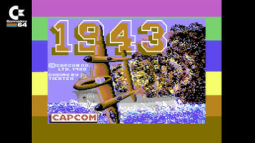 1943: Battle of Midway (Capcom 1987) - C64 Loading Screen / Title Music / Main Menu Archive