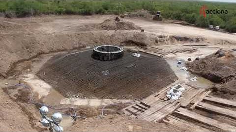 Want to know how a wind turbine foundation is made?