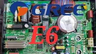 Gree DC inverter AC E6 error code AC PCB # 441