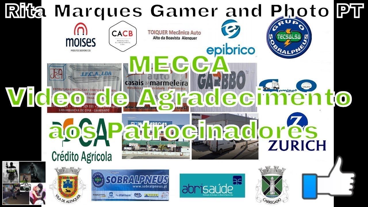 |M.E.C.C.A - (Clássicos Carregado) Video Especial Agradecimento aos nossos Patrocinadores|