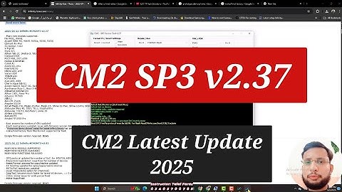 Infinity CM2 SP3 v2.37 | Infinity CM2 Dongle New Update #cm2dongle #cm2sp3