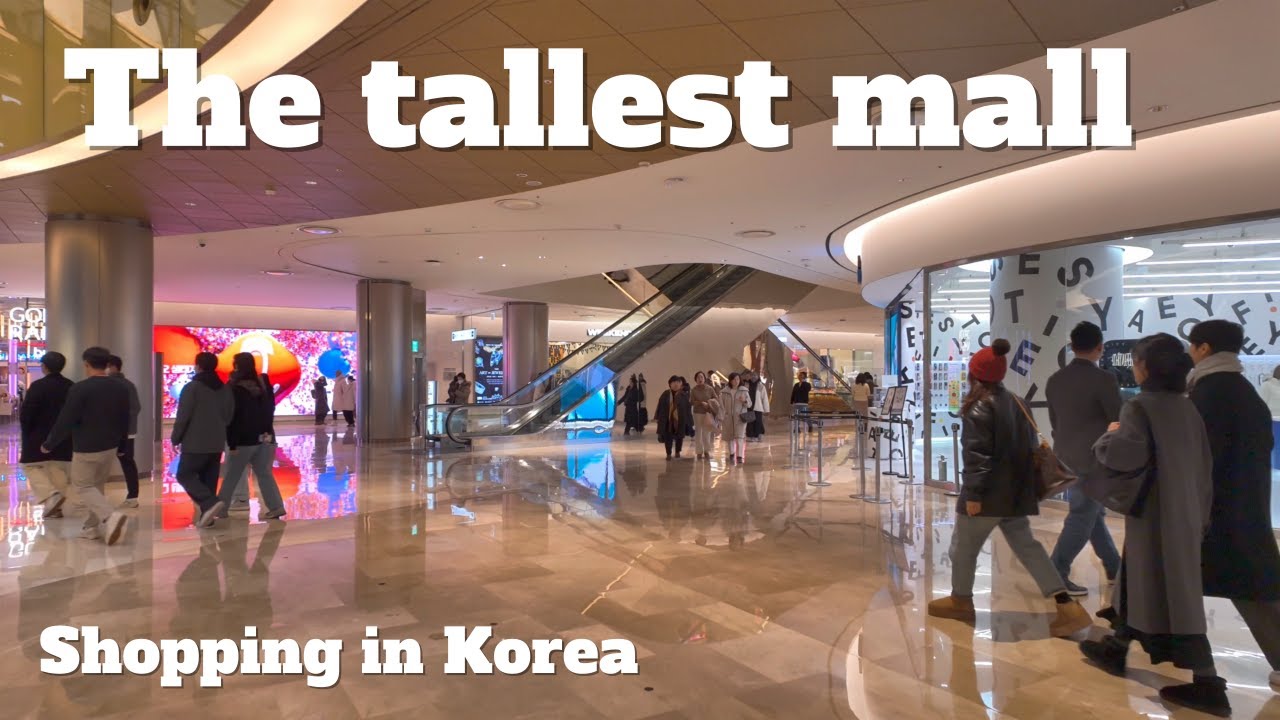 4K Seoul Walk, Lotte World Mall - Exploring Jamsil Lotte, Shopping Mall | 잠실롯데 월드몰 전층 둘러보기