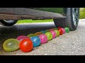 Aplastando Cosas Crujientes Coca Cola Con Globos VS Rueda De Coche 