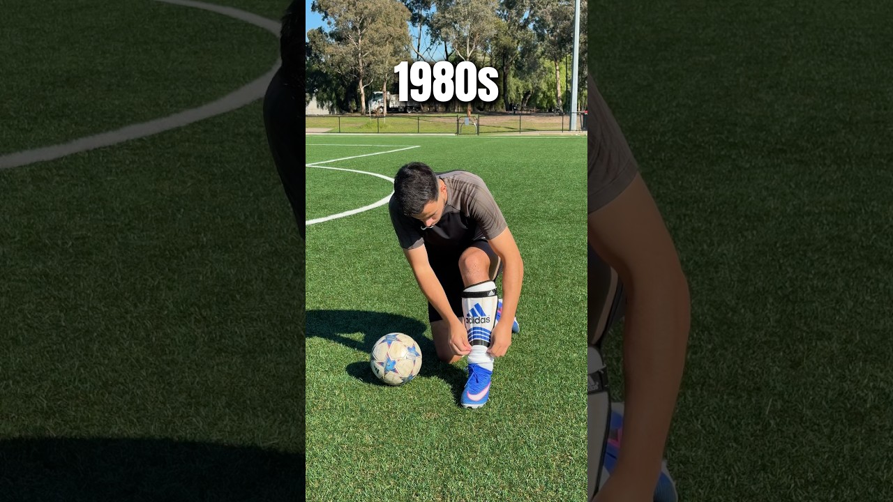 Shin Guards Then vs Now 😅