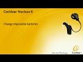 Change disposable batteries - Nucleus 6