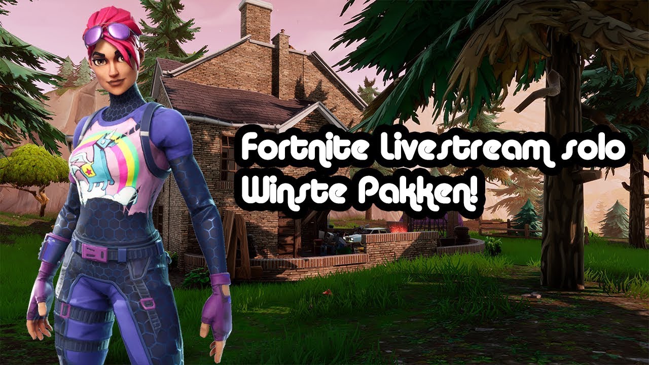 Fortnite Livestream Solo Winste Knallen Fortnite Battle Royale Youtube