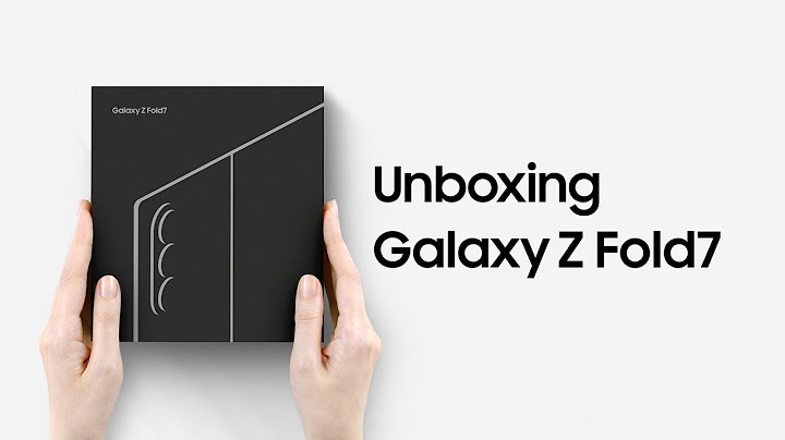 Unboxing Galaxy Z Fold7 | Samsung