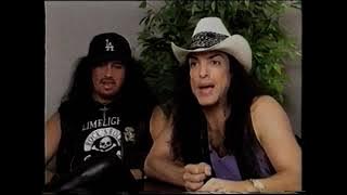 KISS - Gene Simmons & Paul Stanley on CNN Showbiz Today - 07/14/93