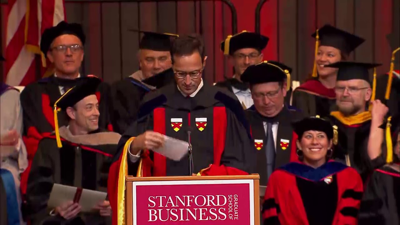 Stanford Graduate School of Business Diploma Ceremony 2018 YouTube