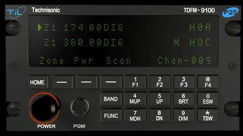 13. TDFM-9100 Changing Channels