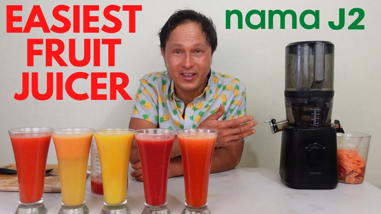 Easiest Cold Press Fruit Juicer Invented to Date: Nama J2 Review 