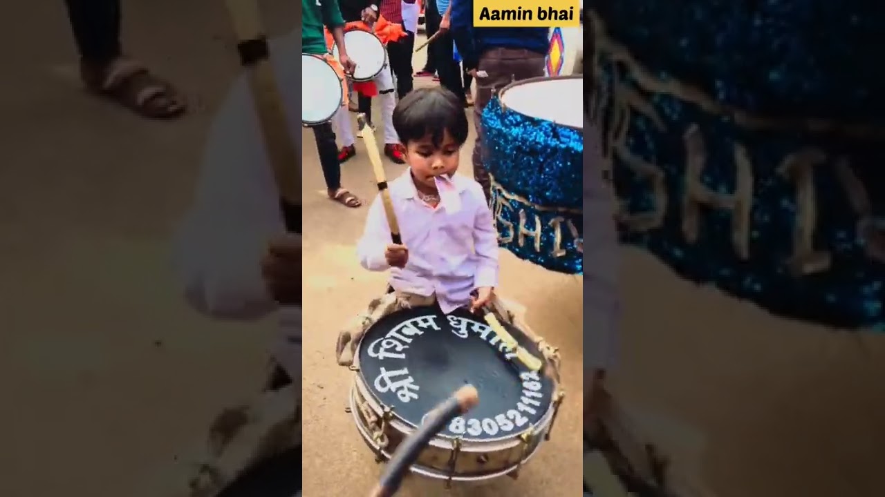 Chhota bass master Shree Shivam Dhumal  youtubefamily  djdhumal  short  video  vlog  viral