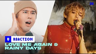 Performer Reacts to V 'Love Me Again' & 'Rainy Days' MV | Jeff Avenue