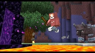 Minecraft, but if you eat a hostile mob spawns