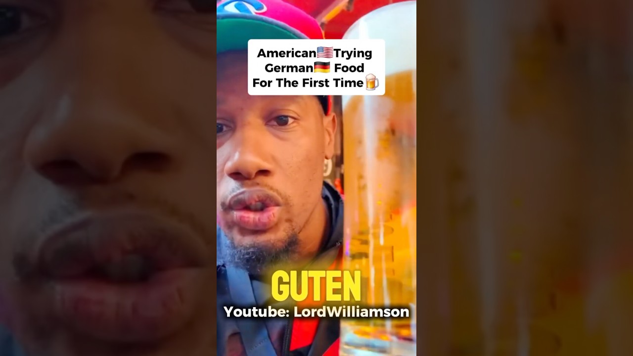 American tries German food for the first time!