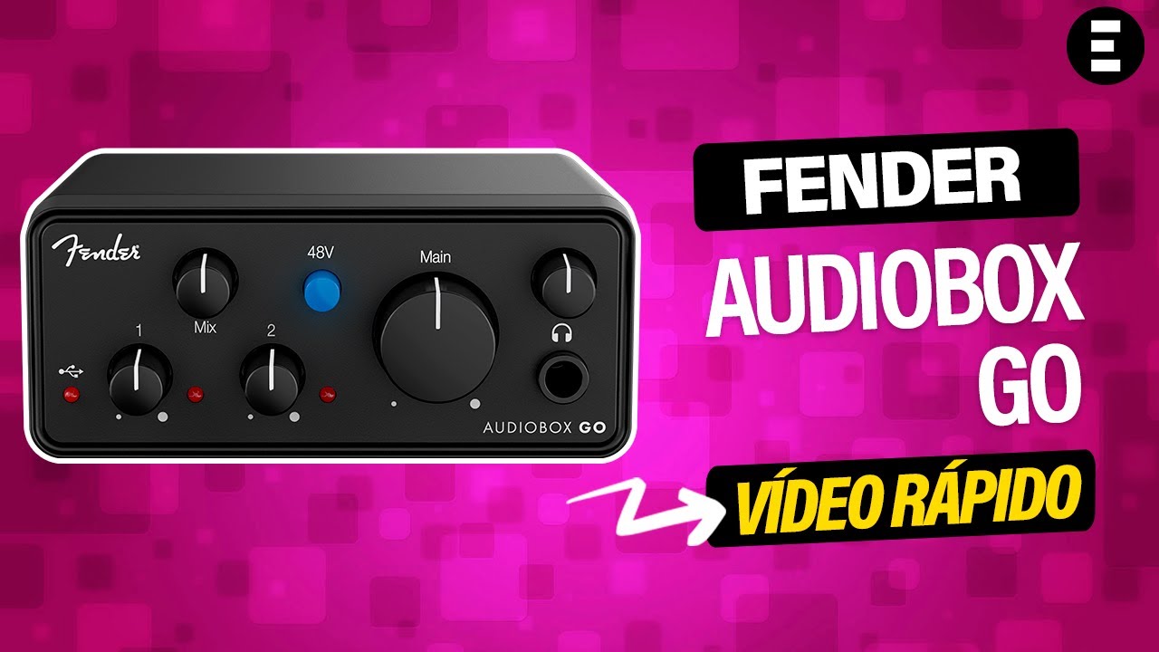 Regardez Fender AudioBox Go | EGITANA.pt sur YouTube Regardez Fender AudioBox Go | EGITANA.pt sur YouTube
