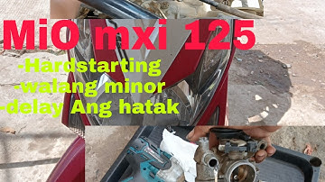throttle body cleaning..MiO mxi 125 hardstarting