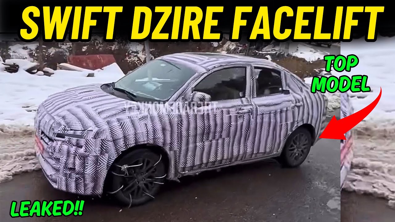 SWIFT DZIRE FACELIFT 2024 LEAKED!! Swift Dzire 2024, Sunroof Confirmed
