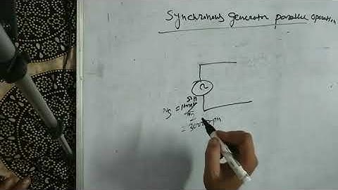 synchronous generator parallel operation with numerical AT