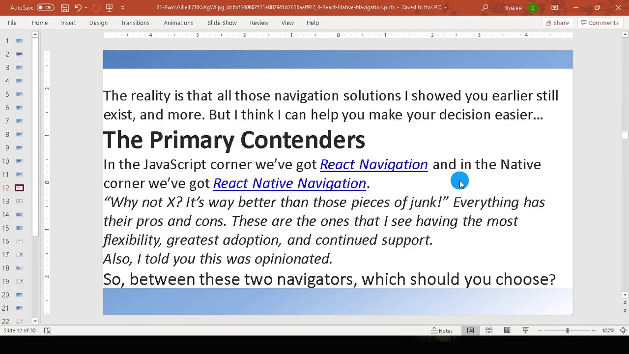 React Native Navigation - YouTube