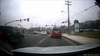 Dash-cam: crazy Nashville driver