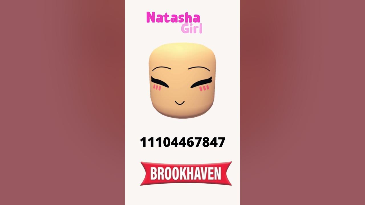 ID DE ROSTO PRA USAR NO BROOKHAVEN RP 🏡 OBRIGADA PELOS 51K🥺🧸🤎 