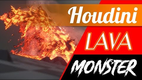 VFX tuto : Houdini Snake Lava Monster Project