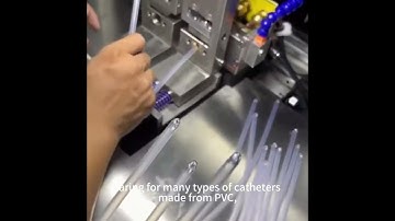 Catheter tip forming machine