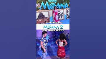 🌊 ¡Lilo & Stitch en las Premieres de Moana 2! 😃🙌🏻 #moana2 #liloandstitch #stitch #moana #disney