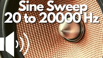 5 times Impulse Response - Sine Sweep. 20 - 20,000 Hz Audio Sweep - Range of Human Hearing. TEST