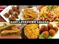 6 Super Easy Evening Snacks for Lockdown with 2-3 main Ingredient | Quick snacks for Quarantine