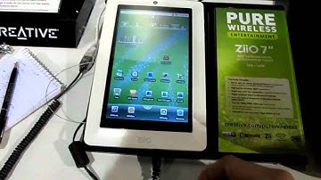Hands-on with the Creative Ziio 7 Android tablet from CES 2011