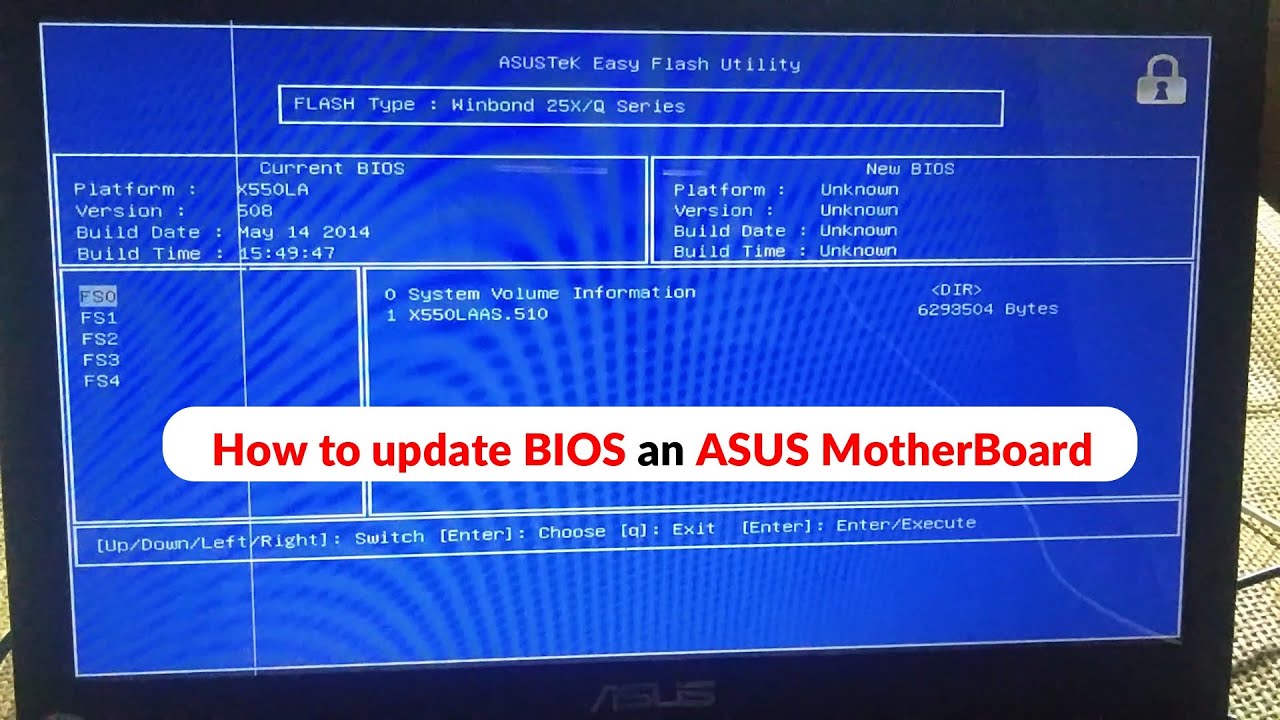 How To Update Asus Bios Windows 10 Without Battery - Youtube