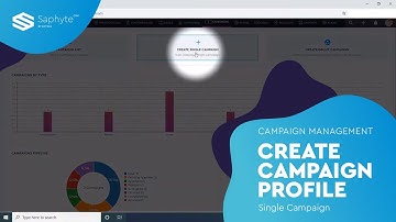 Campaign Management - Create Campaign Profile - Single Campaign