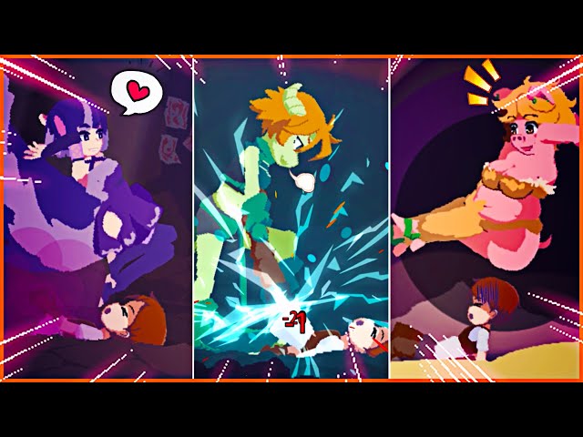 Terrible ending when captured by monster girls - All Bosses - Monsters'  Night Gameplay (Part 2)