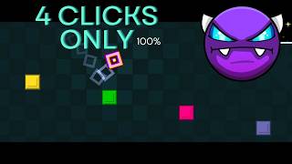 4 clicks only (Easy Demon) 100% by Colon | Geometry Dash