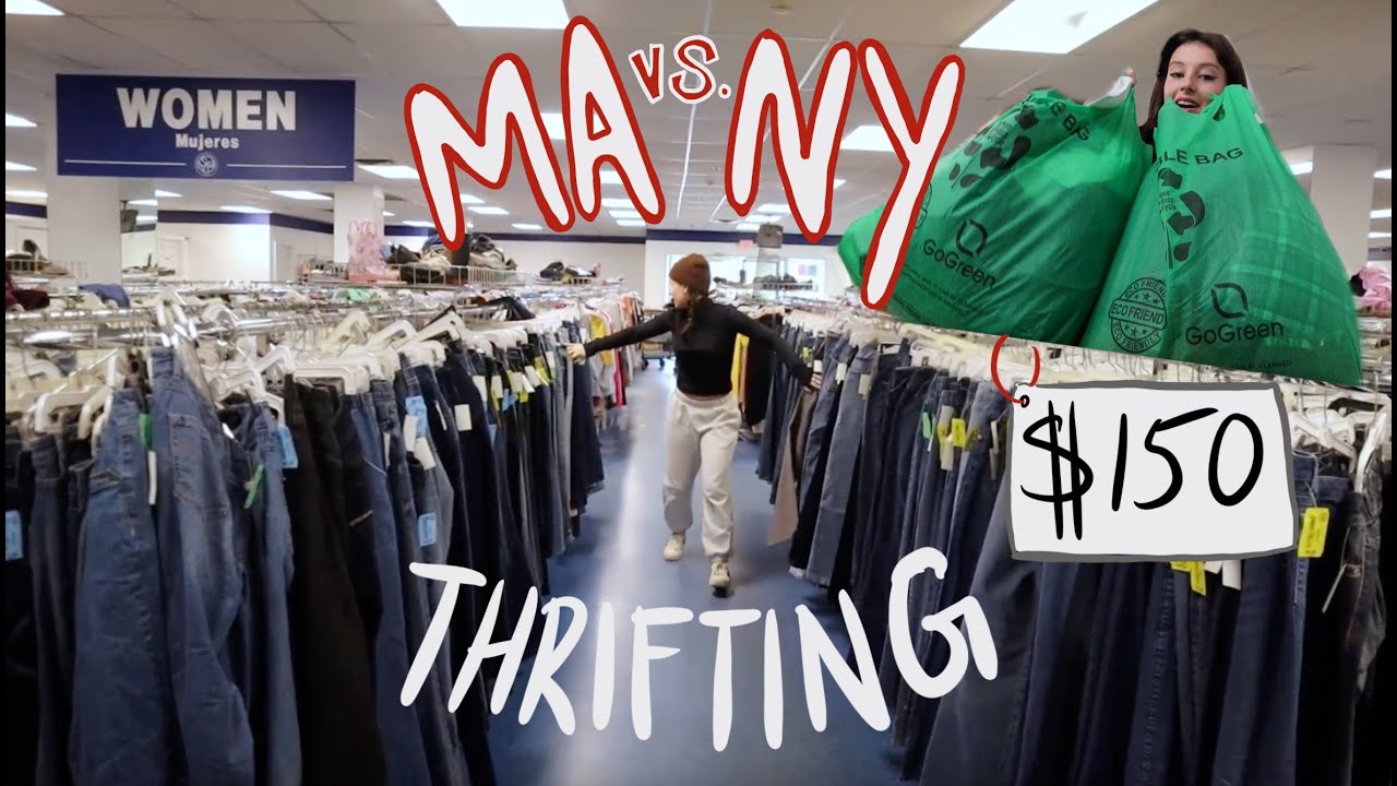 What $150 gets you at the thrift store.. MA vs. NYC