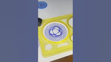 Mesmerizing Spirograph Art – So Satisfying to Watch! 🎨✨ #Shorts