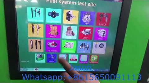 CR966 Common rail test bench-- HEUI Injector Testing