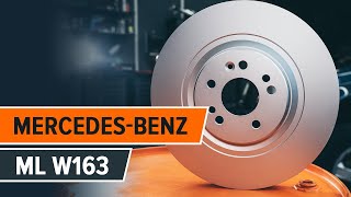 Come sostituire dischi freno della parte anteriore su MERCEDES ML W163 [VIDEO TUTORIAL DI AUTODOC]