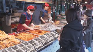 아침부터 줄 서서 먹는 전설의 떡볶이? 하루 떡판만 30판씩 팔려 나가는 분식 맛집. 수제튀김,김밥,순대,어묵/Tteokbokki,Sundae /Korean street food