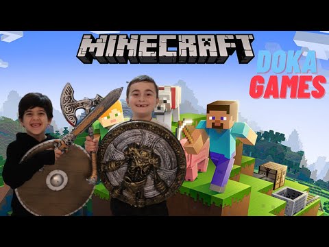 DOKA GAMES : ვეჯიბრებით ვინ ააშენებს საუკეთესო სახლს მაინქრაფთში  !!!