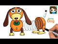 How to Draw Slinky Dog | Toy Story | Cute Pixar Disney Character Art