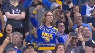 Warriors' Fan Dancing - Dallas Mavericks @ Golden State Warriors 11/9/2016