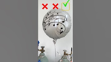 The correct ways to tie foil balloons