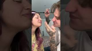 BOYFRIEND DOES MY MAKEUP