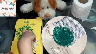 Enjoyable activities/ painting work / tissue roll reuse/ Mek Arts