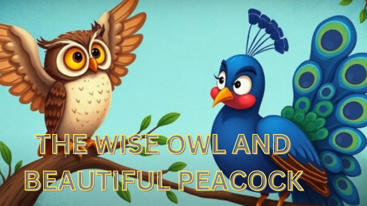 THE WISE OWL AND BEAUTIFUL PEACOCK | ENGLISH MORAL STORY FOR KIDS ...